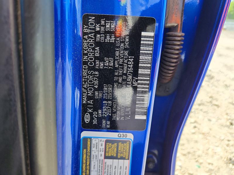 69124066 :رقم المزاد ، KNDEUCAA8M7164841         vin ، 2021 Kia Seltos مزاد بيع