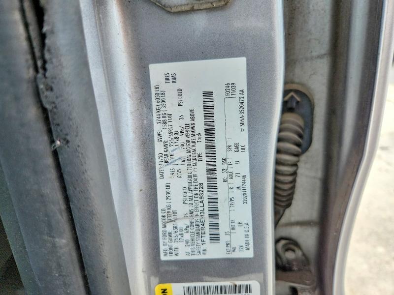 Продаж на аукціоні авто 2020 Ford Ranger, vin: 1FTER4EH3LLA93228, номер лоту: 68343896