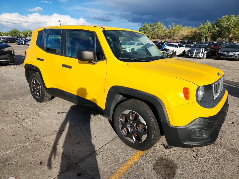 2015 Jeep Renegade მანქანა იყიდება აუქციონზე, vin: ZACCJAAH7FPC28603, აუქციონის ნომერი: 69230936
