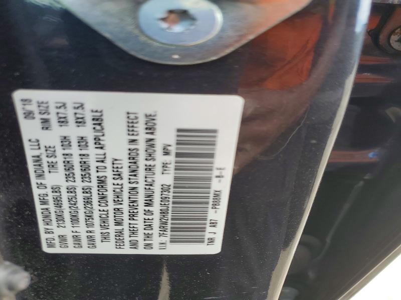 Продажа на аукционе авто 2018 Honda Cr-v, vin: 7FARW2H80JE097302, номер лота: 69569516