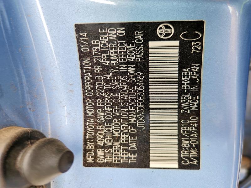 Продажа на аукционе авто 2014 Toyota Prius Plug-in Hybrid, vin: JTDKN3DP0E3054469, номер лота: 68045446