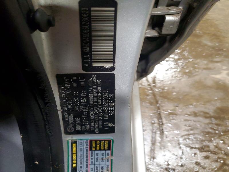 Продаж на аукціоні авто 2006 Hyundai Elantra, vin: KMHDN46D66U280623, номер лоту: 69901896