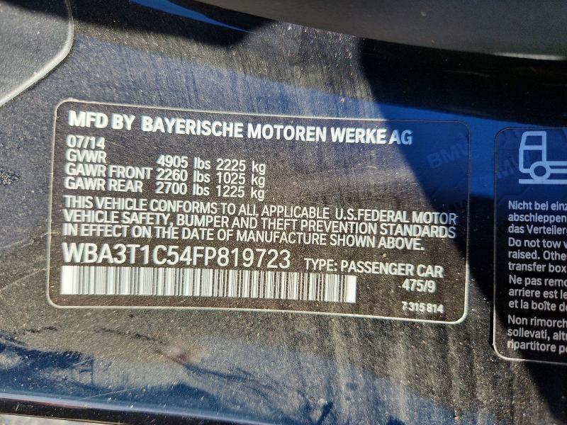 Aukcja sprzedaży 2015 Bmw 428, vin: WBA3T1C54FP819723, numer aukcji: 70174916