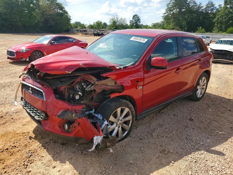 68645876 :رقم المزاد ، 4A4AP3AU2EE031904 vin ، 2014 Mitsubishi Outlander Sport مزاد بيع