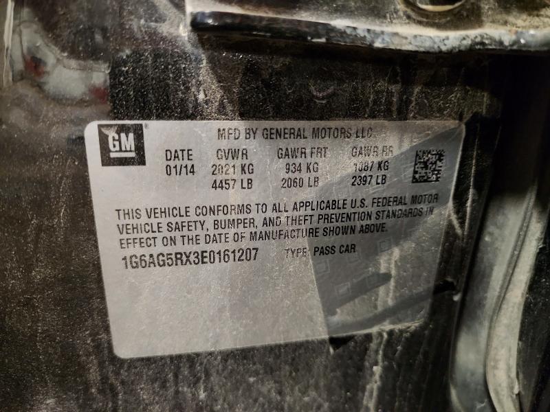 2014 Cadillac Ats მანქანა იყიდება აუქციონზე, vin: 1G6AG5RX3E0161207, აუქციონის ნომერი: 68414856