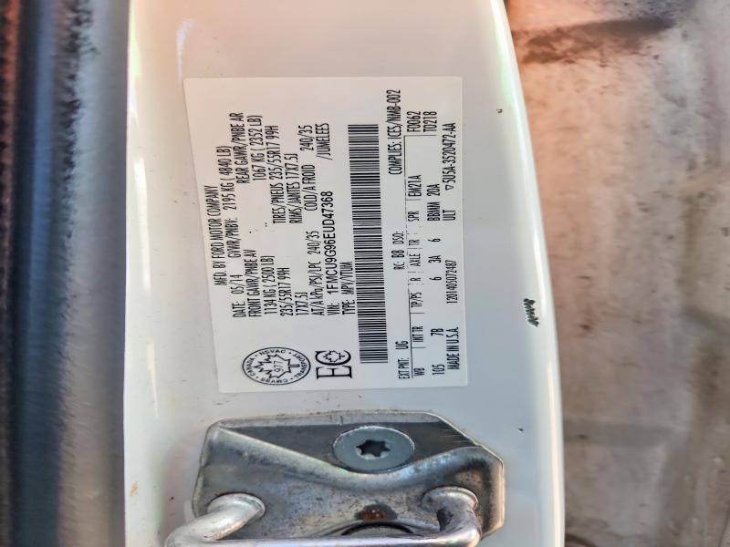 68055676 :رقم المزاد ، 1FMCU9G96EUD47368 vin ، 2014 Ford Escape مزاد بيع