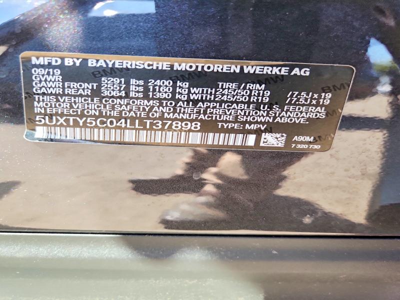 Aukcja sprzedaży 2020 Bmw X3, vin: 5UXTY5C04LLT37898, numer aukcji: 67708126