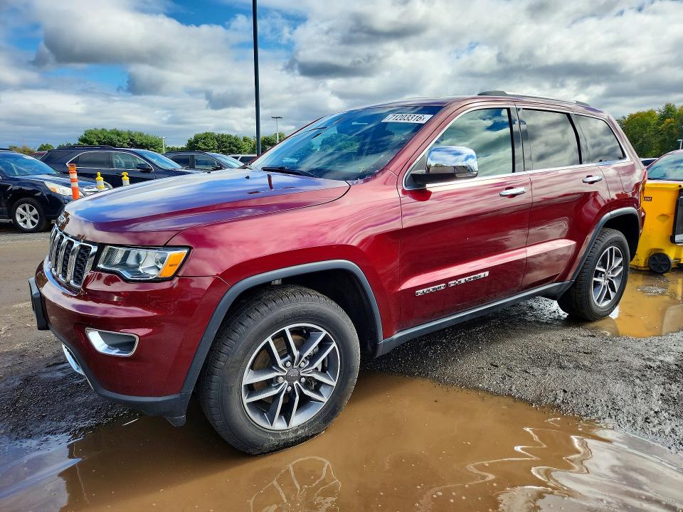 2019 Jeep Grand Cherokee მანქანა იყიდება აუქციონზე, vin: 1C4RJFBG9KC542197, აუქციონის ნომერი: 71203316