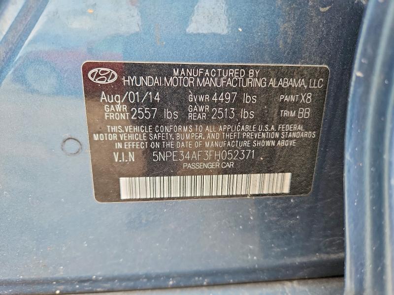 Aukcja sprzedaży 2015 Hyundai Sonata, vin: 5NPE34AF3FH052371, numer aukcji: 67483616