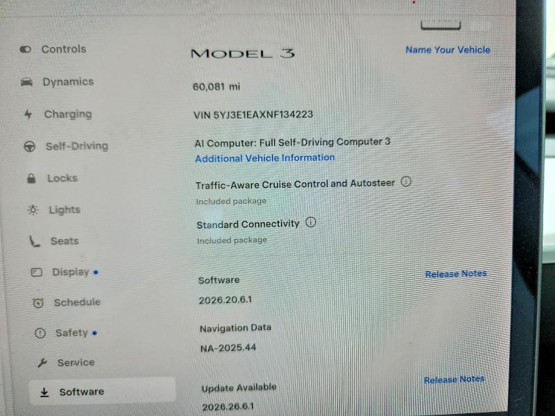 Aukcja sprzedaży 2022 Tesla Model 3, vin: 5YJ3E1EAXNF134223, numer aukcji: 67314546