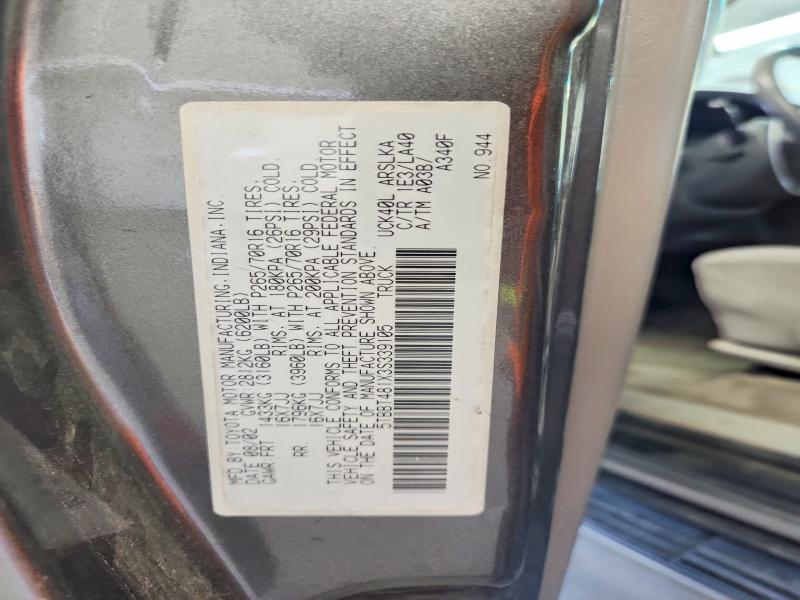 Aukcja sprzedaży 2003 Toyota Tundra, vin: 5TBBT481X3S339105, numer aukcji: 71044736