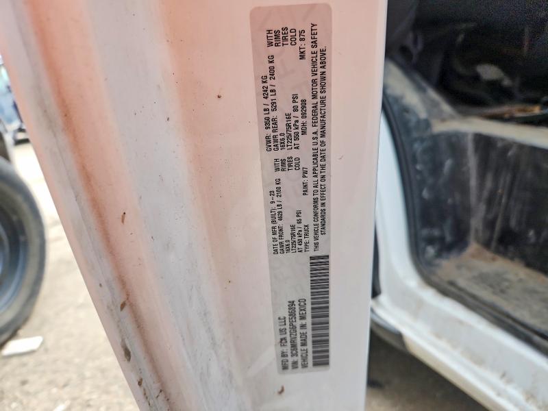 2023 Ram Promaster 3500 მანქანა იყიდება აუქციონზე, vin: 3C6MRVZG6PE586894, აუქციონის ნომერი: 69824056