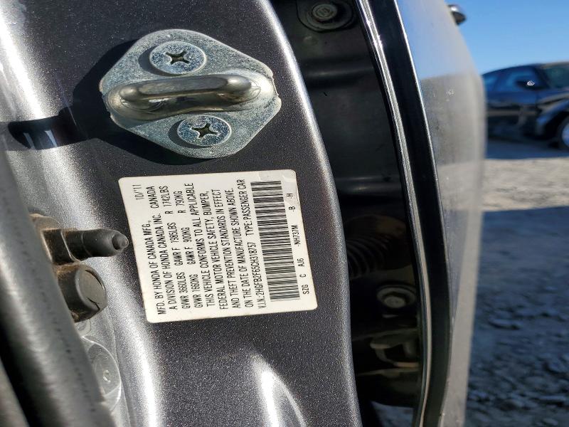 Aukcja sprzedaży 2012 Honda Civic, vin: 2HGFB2F65CH318757, numer aukcji: 69292176