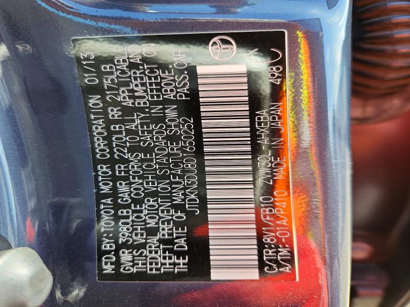 69069766 :رقم المزاد ، JTDKN3DU8D1650252 vin ، 2015 Toyota Prius مزاد بيع