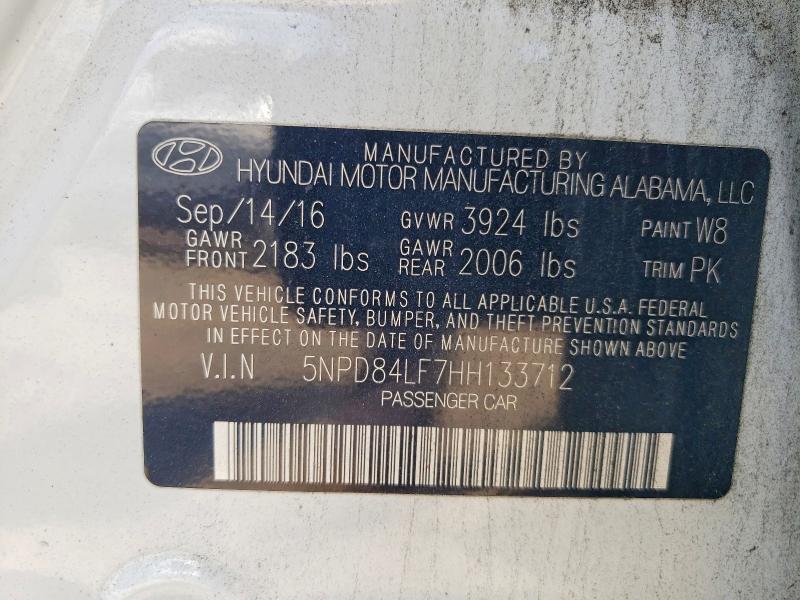 Aukcja sprzedaży 2017 Hyundai Elantra, vin: 5NPD84LF7HH133712, numer aukcji: 67683306