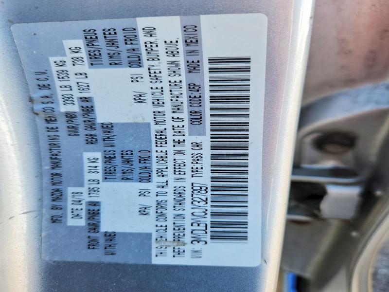 Aukcja sprzedaży 2018 Toyota Yaris Ia, vin: 3MYDLBYV0JY327897, numer aukcji: 68415946