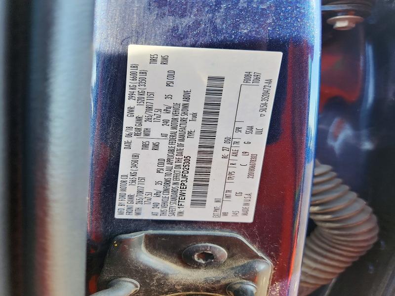 Aukcja sprzedaży 2018 Ford F150, vin: 1FTEW1EP3JFD25305, numer aukcji: 69229146