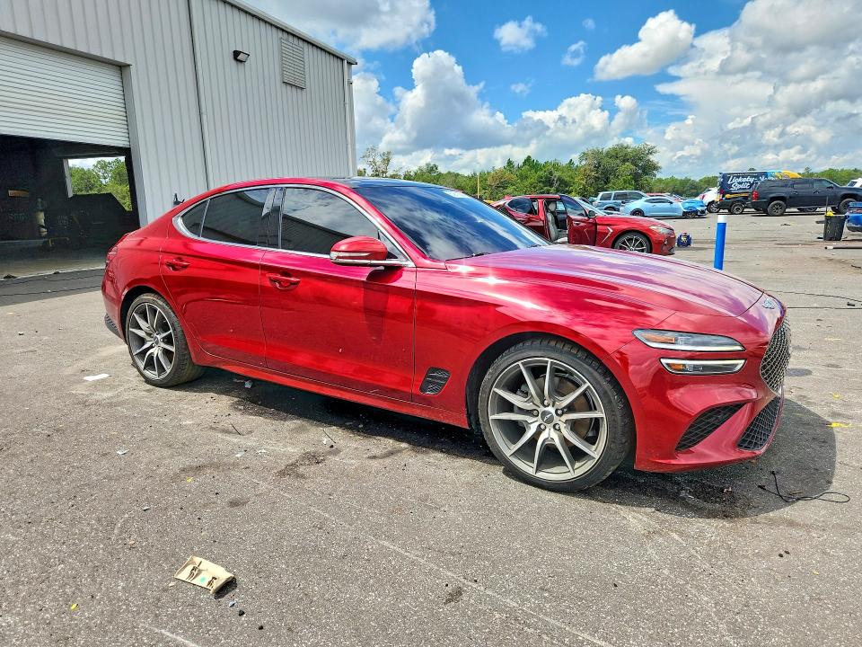2022 Genesis G70 მანქანა იყიდება აუქციონზე, vin: KMTG34TA3NU089131, აუქციონის ნომერი: 67971236