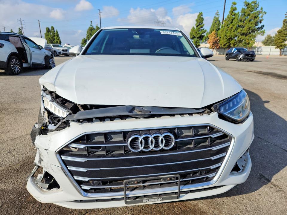 2020 Audi A4 მანქანა იყიდება აუქციონზე, vin: WAUHMAF43LA060342, აუქციონის ნომერი: 68717416