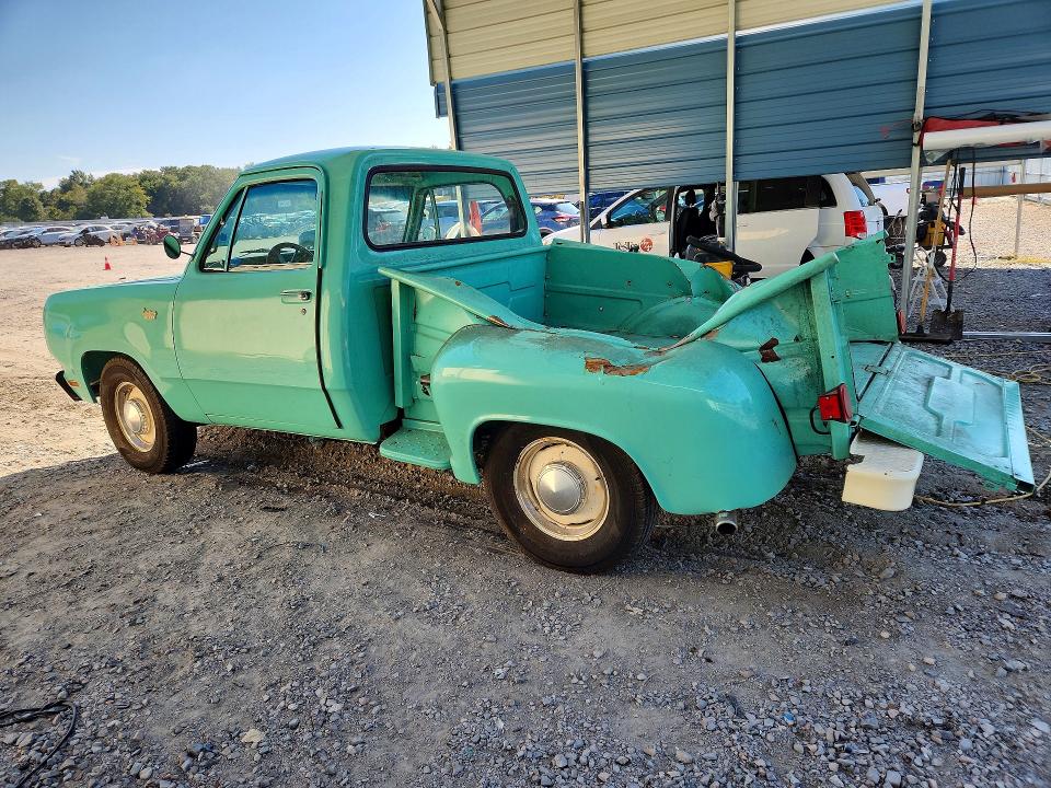 67595656 :رقم المزاد ، D13BE6S209710 vin ، 1976 Dodge D100 1/2 Ton مزاد بيع