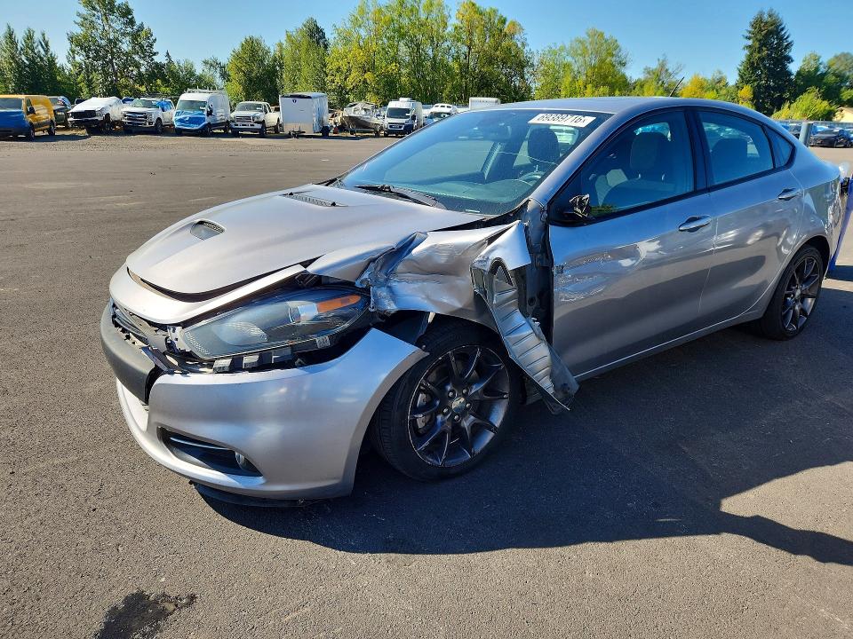 2016 Dodge Dart მანქანა იყიდება აუქციონზე, vin: 1C3CDFBB5GD706679, აუქციონის ნომერი: 69389716