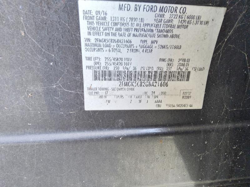 Aukcja sprzedaży 2016 Ford Flex, vin: 2FMGK5C82GBA21606, numer aukcji: 69300506