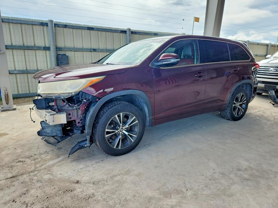 69487306 :رقم المزاد ، 5TDZARFHXJS036959 vin ، 2018 Toyota Highlander مزاد بيع