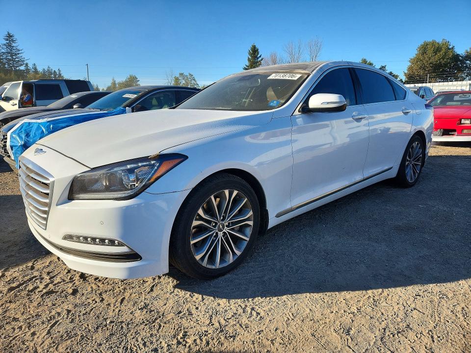 2015 Hyundai Genesis მანქანა იყიდება აუქციონზე, vin: KMHGN4JE1FU050999, აუქციონის ნომერი: 70138706
