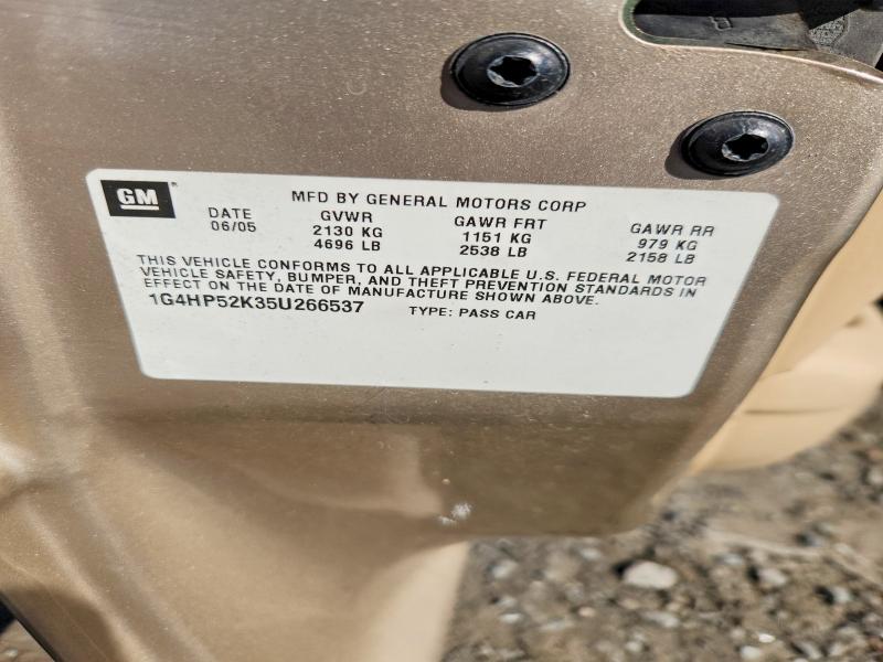 Продажа на аукционе авто 2005 Buick Lesabre, vin: 1G4HP52K35U266537, номер лота: 68823076