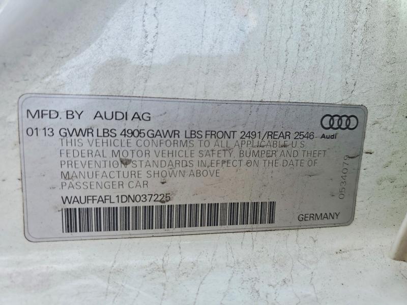 Aukcja sprzedaży 2013 Audi A4, vin: WAUFFAFL1DN037225, numer aukcji: 67042026