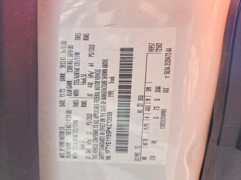 69947096 :رقم المزاد ، 1FTYE1Y85PKC13559 vin ، 2023 Ford Transit مزاد بيع