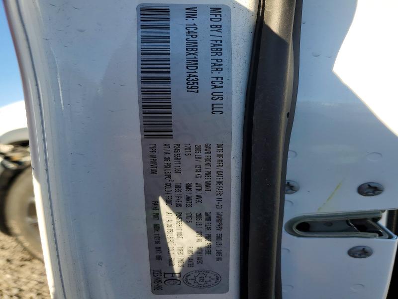 Aukcja sprzedaży 2021 Jeep Cherokee, vin: 1C4PJMBX1MD143597, numer aukcji: 70055236