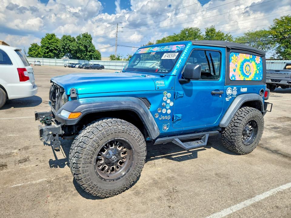 67492936 :رقم المزاد ، 1C4GJXAG1KW640959 vin ، 2019 Jeep Wrangler مزاد بيع