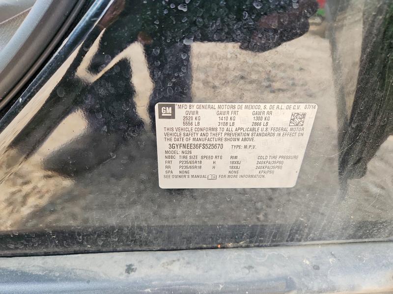 Продаж на аукціоні авто 2015 Cadillac Srx, vin: 3GYFNEE36FS525670, номер лоту: 67755306