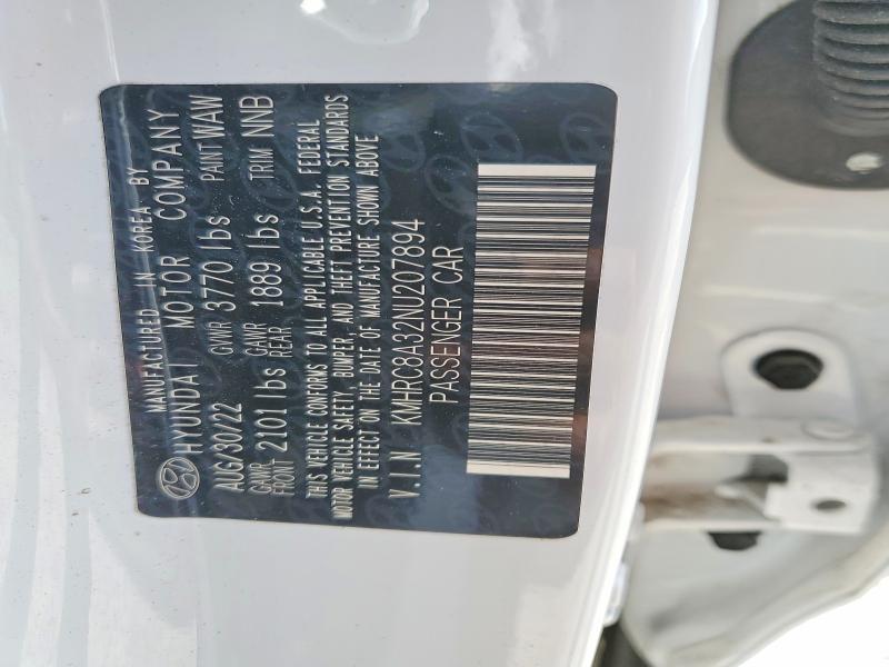 Продаж на аукціоні авто 2022 Hyundai Venue, vin: KMHRC8A32NU207894, номер лоту: 69207766