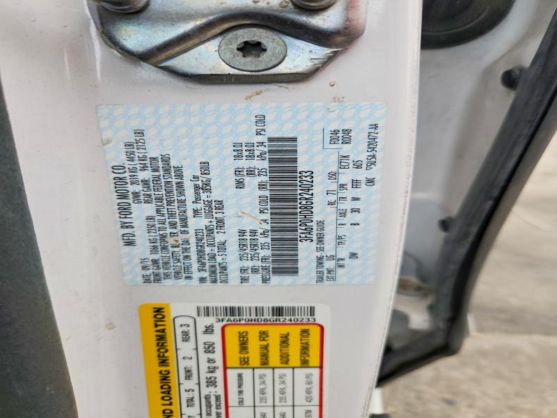 Продажа на аукционе авто 2016 Ford Fusion, vin: 3FA6P0HD8GR240233, номер лота: 69586776