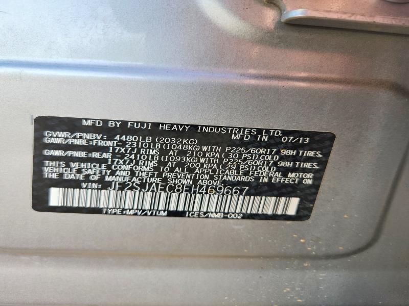 68217346 :رقم المزاد ، JF2SJAEC8EH469667 vin ، 2014 Subaru Forester مزاد بيع