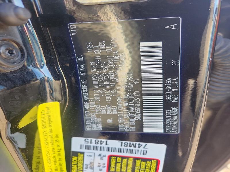 Aukcja sprzedaży 2014 Toyota Sequoia, vin: 5TDZY5G14ES051470, numer aukcji: 70504256
