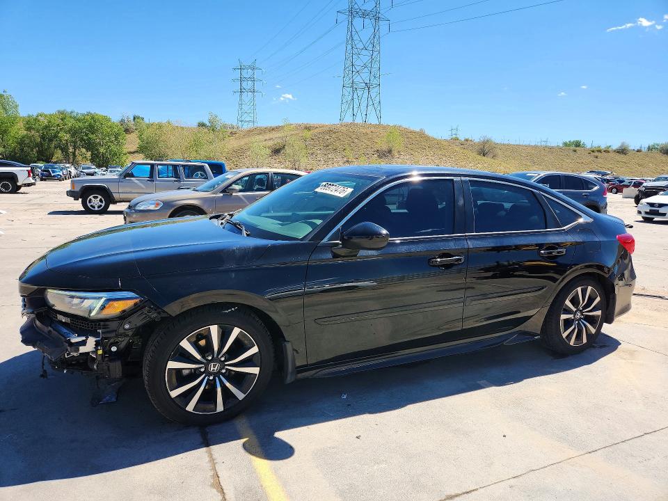 66972476 :رقم المزاد ، 2HGFE1F75PH301828 vin ، 2023 Honda Civic مزاد بيع