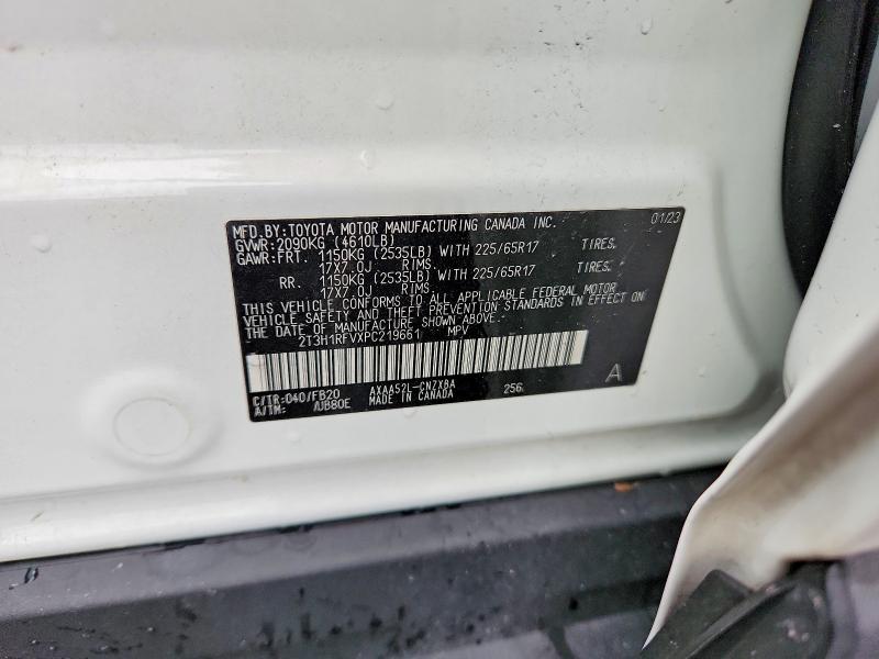 Продажа на аукционе авто 2023 Toyota Rav4, vin: 2T3H1RFVXPC219661, номер лота: 68965486