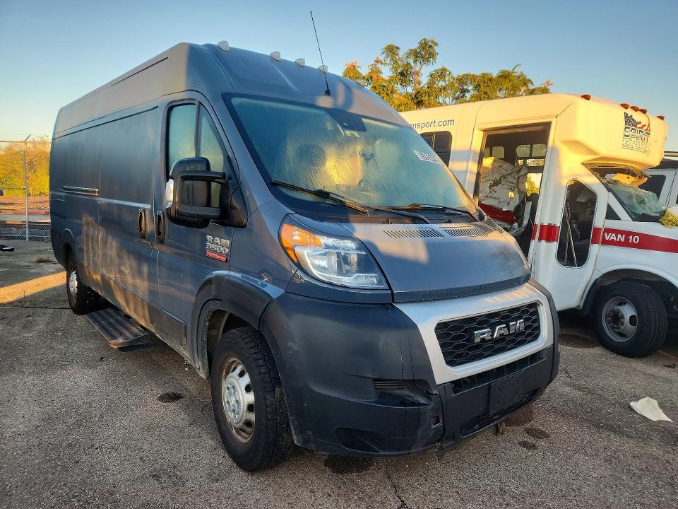 2021 Ram Promaster 3500 მანქანა იყიდება აუქციონზე, vin: 3C6MRVJG4ME535143, აუქციონის ნომერი: 65958466
