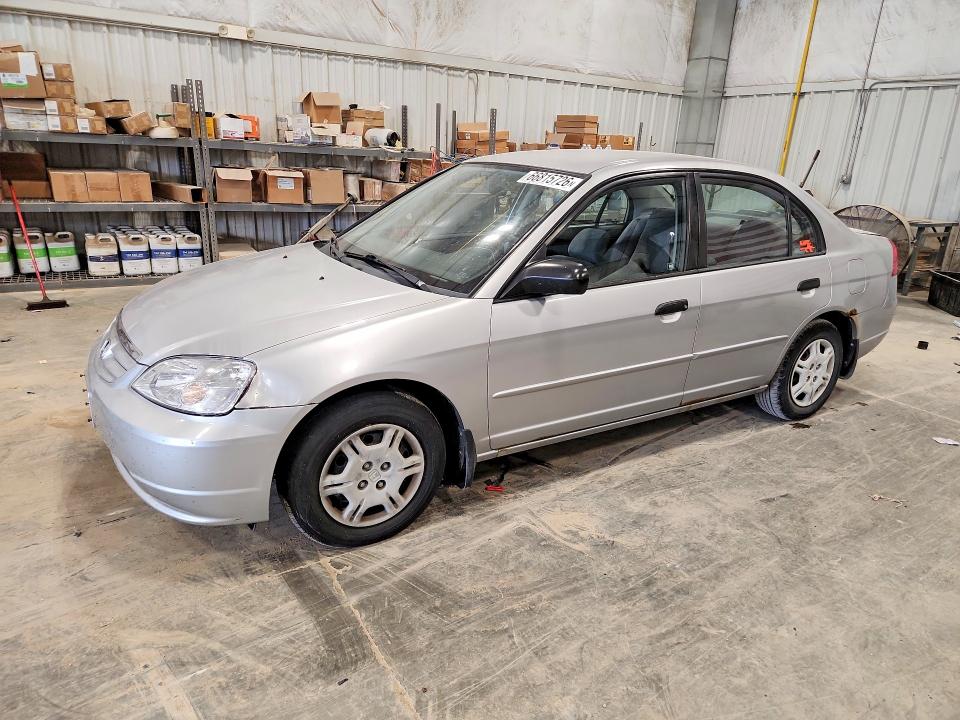 2001 Honda Civic მანქანა იყიდება აუქციონზე, vin: JHMES16561S007774, აუქციონის ნომერი: 66815726