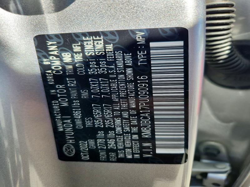 Продаж на аукціоні авто 2023 Hyundai Tucson, vin: KM8JBCA17PU090916        , номер лоту: 68321916