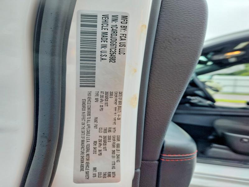 Продажа на аукционе авто 2026 Dodge Durango, vin: 1C4RDJDG6TC264982, номер лота: 67300336