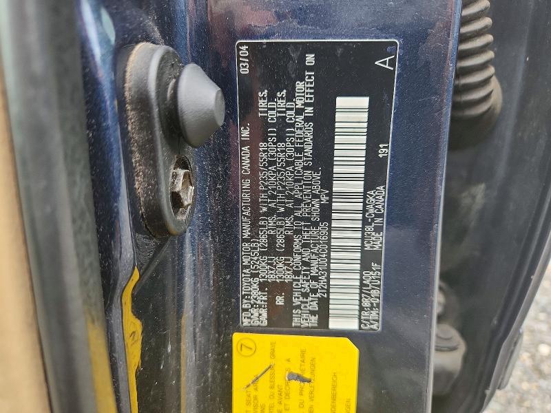 Aukcja sprzedaży 2004 Lexus Rx, vin: 2T2HA31U04C016905, numer aukcji: 68861616