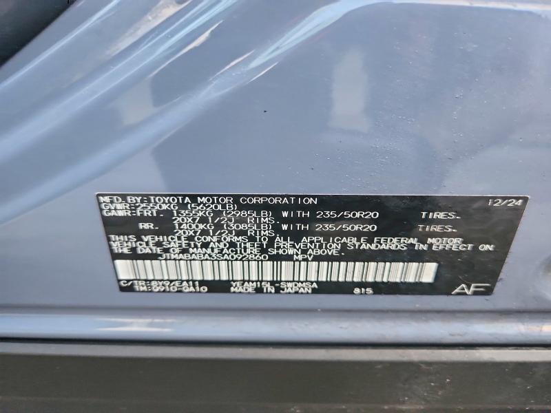 Продажа на аукционе авто 2025 Subaru Solterra, vin: JTMABABA3SA092860, номер лота: 67682436