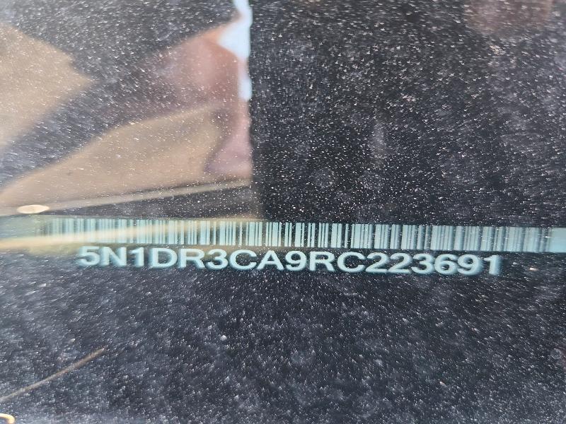 68510376 :رقم المزاد ، 5N1DR3CA9RC223691 vin ، 2024 Nissan Pathfinder مزاد بيع