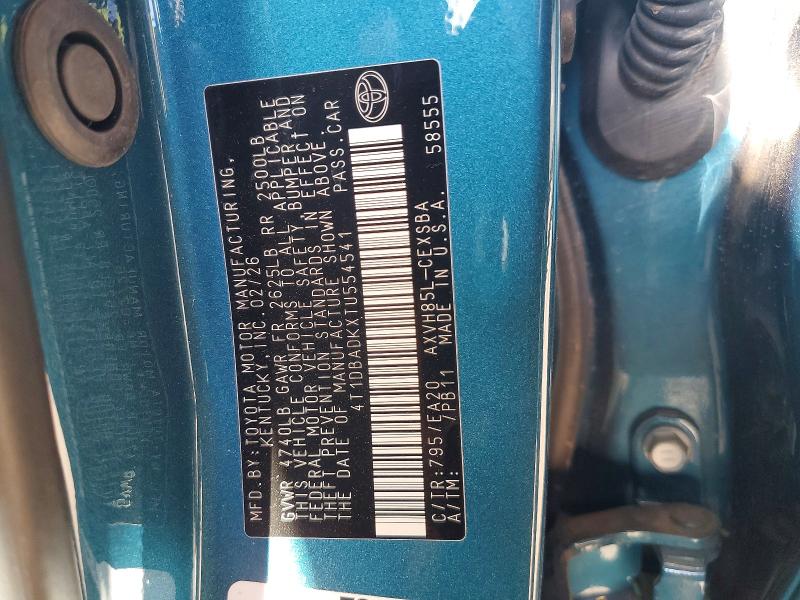 Продаж на аукціоні авто 2026 Toyota Camry, vin: 4T1DBADKXTU554541, номер лоту: 67865796