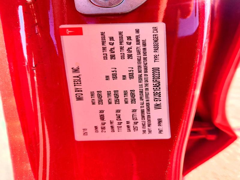 66338706 :رقم المزاد ، 5YJ3E1EA5JF022200 vin ، 2018 Tesla Model 3 مزاد بيع