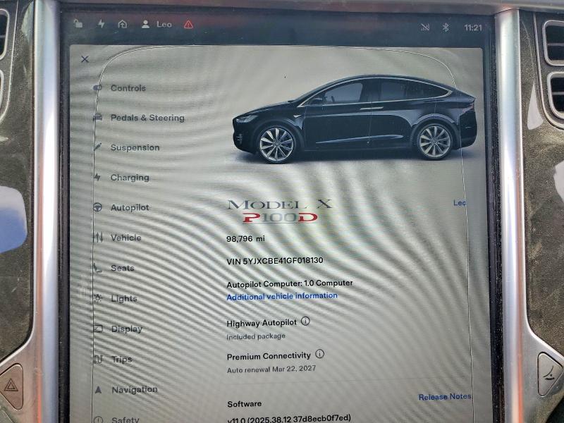 Aukcja sprzedaży 2016 Tesla Model X, vin: 5YJXCBE41GF018130, numer aukcji: 68048206